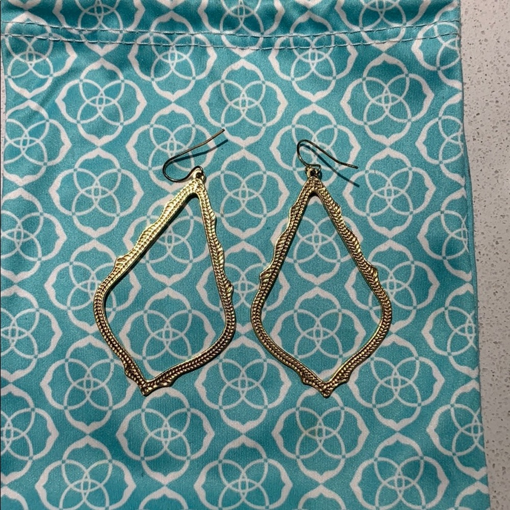 Kendra Scott gold Sophee earrings